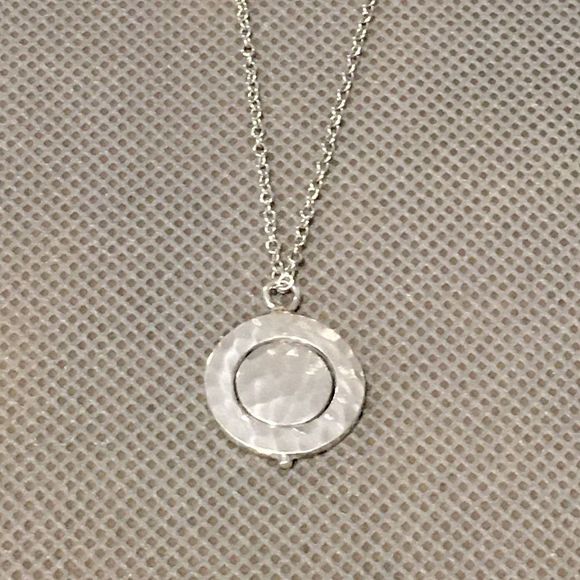 Silpada Silver Gold Two Tone Two-Sided Convertible 4-Way Pendant Necklace N3432 - Picture 5 of 15